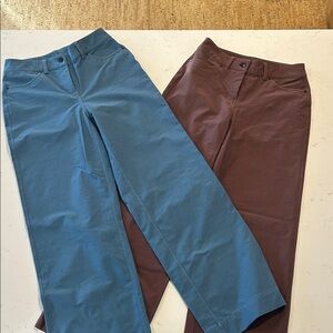 2 pairs lululemon athletica women’s City Sleek wide leg 26. Excellent